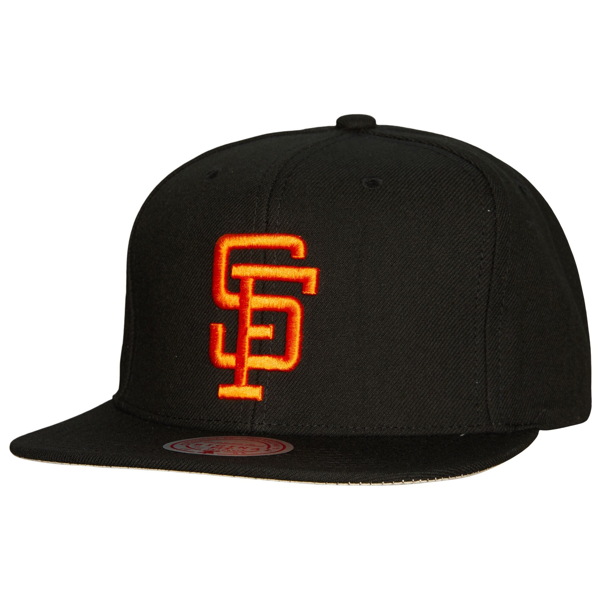 San Francisco Giants Mitchell & Ness Cooperstown Collection True Classics Snapback Hat - Black