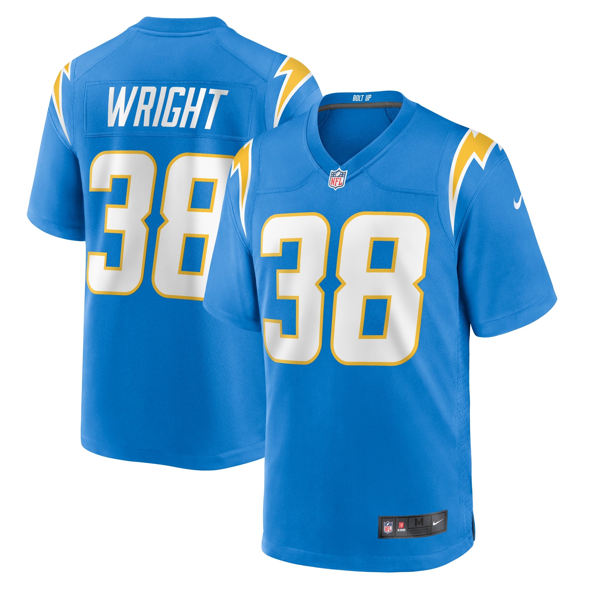 Milton Wright Los Angeles Chargers Nike  Game Jersey   Powder Blue