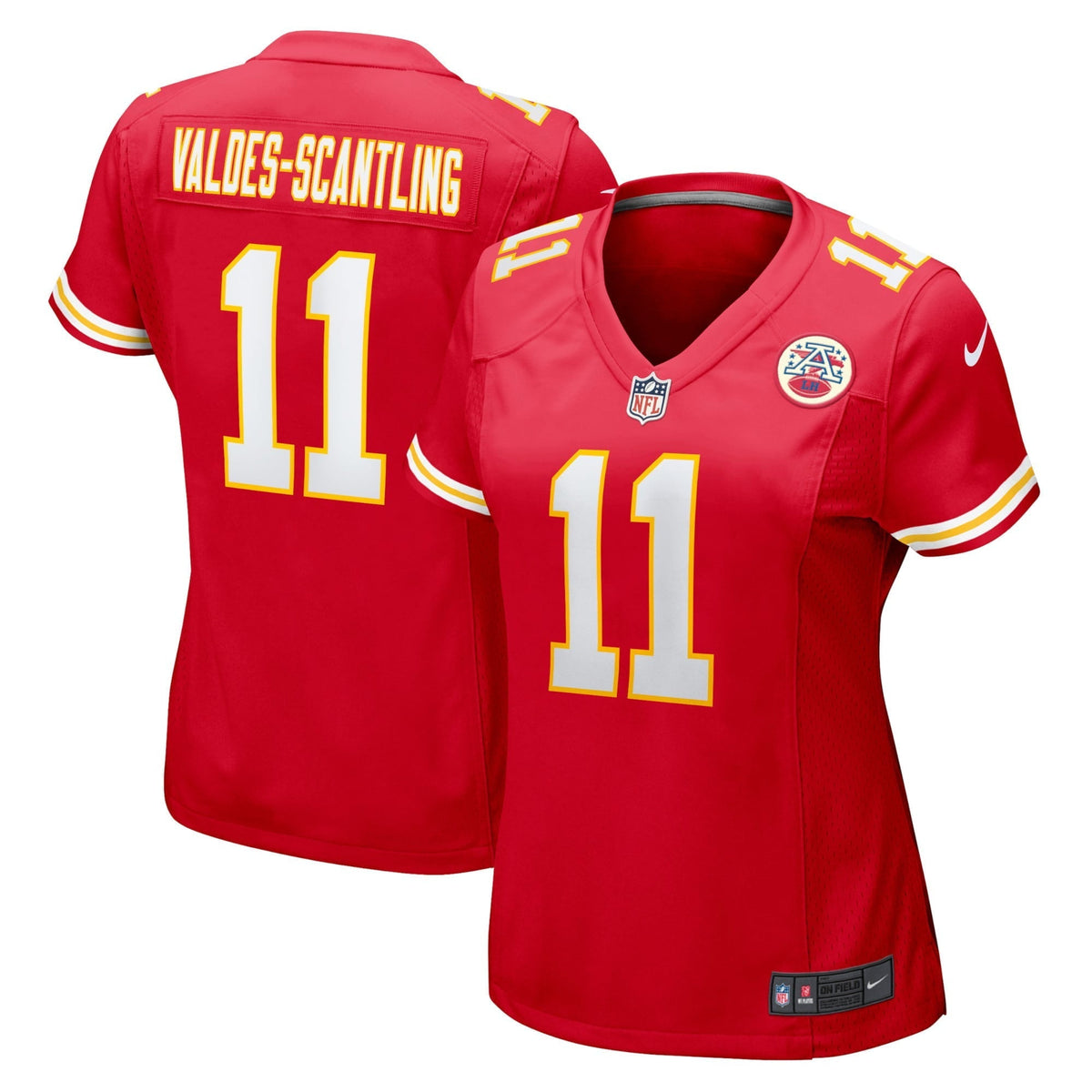 Women s Nike Marquez Valdes-Scantling Red Kansas City Chiefs Game Jersey
