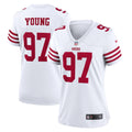 Women s Nike Bryant Young White San Francisco 49ers Retired Player Game Jersey