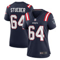 Women s Nike Andrew Stueber Navy New England Patriots Game Player Jersey