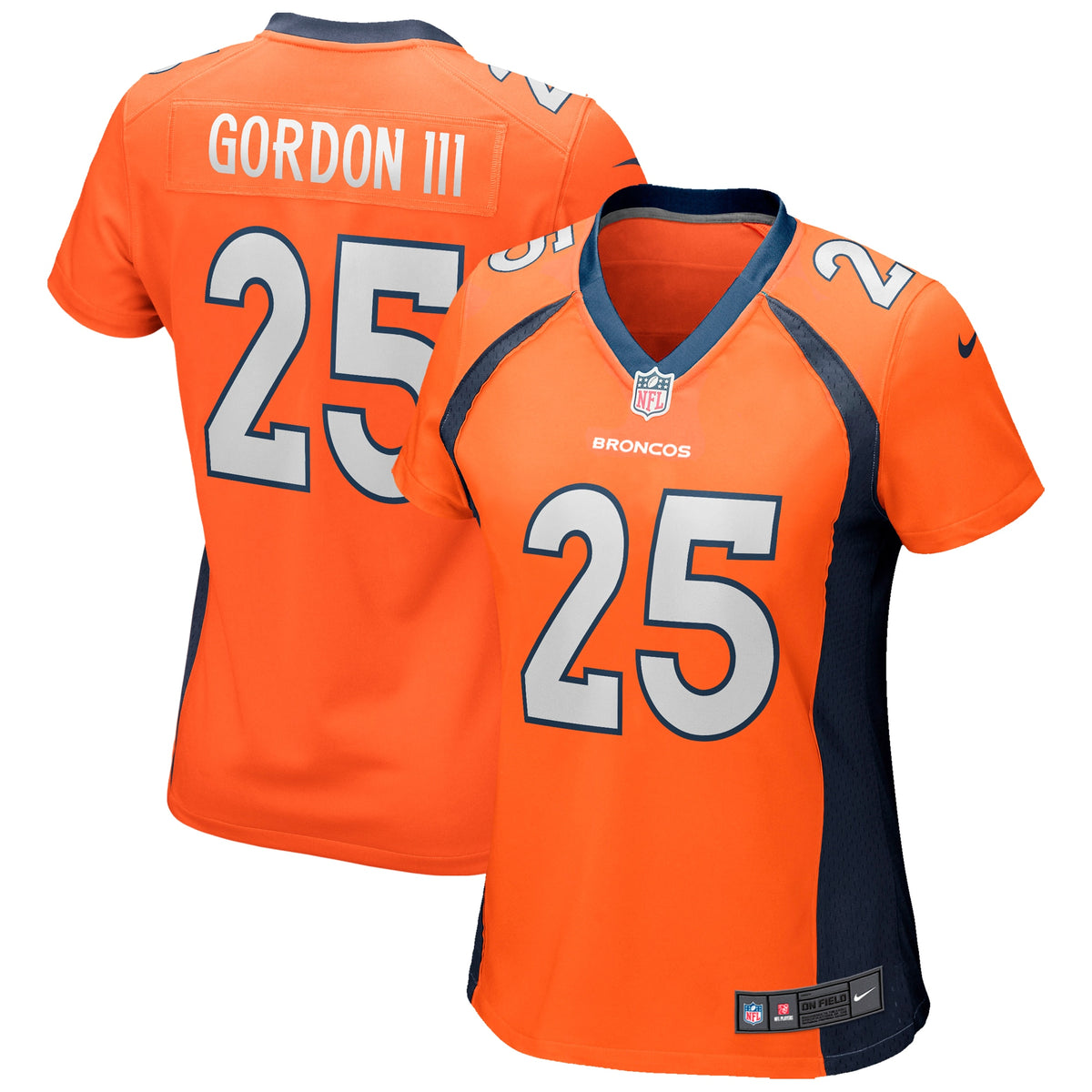 Melvin Gordon III Denver Broncos Nike Women s Game Jersey   Orange
