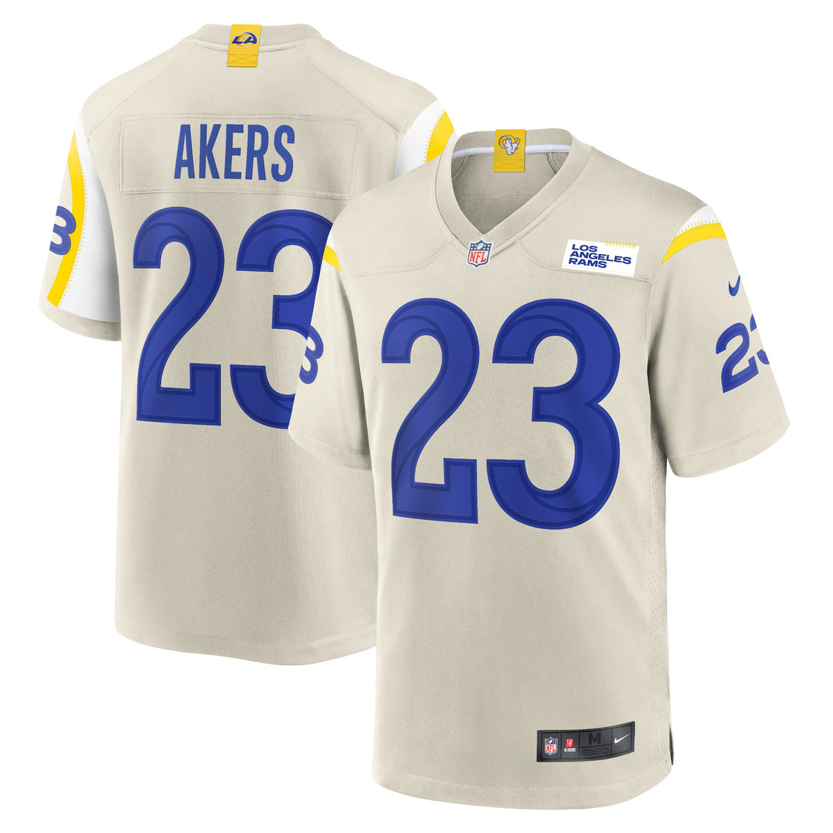 Cam Akers Los Angeles Rams Nike Game Jersey   Bone