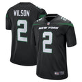 Men s Nike Zach Wilson Black New York Jets Alternate Game Jersey