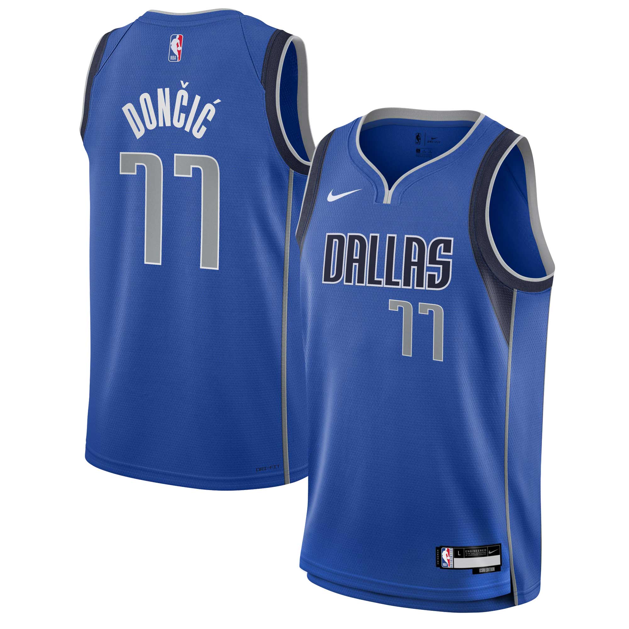 Luka Doncic Dallas Mavericks Nike Youth Swingman Jersey - Icon Edition - Blue