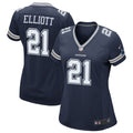 Ezekiel Elliott Dallas Cowboys Nike Women s Game Team Jersey   Navy