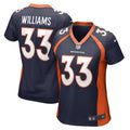 Women s Nike Javonte Williams Navy Denver Broncos Home Game Player Jersey