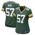 Women s Nike Tim Ward Green Green Bay Packers Home Game Player Jersey