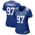 Women s Nike Dexter Lawrence II Royal New York Giants Team Game Player Jersey