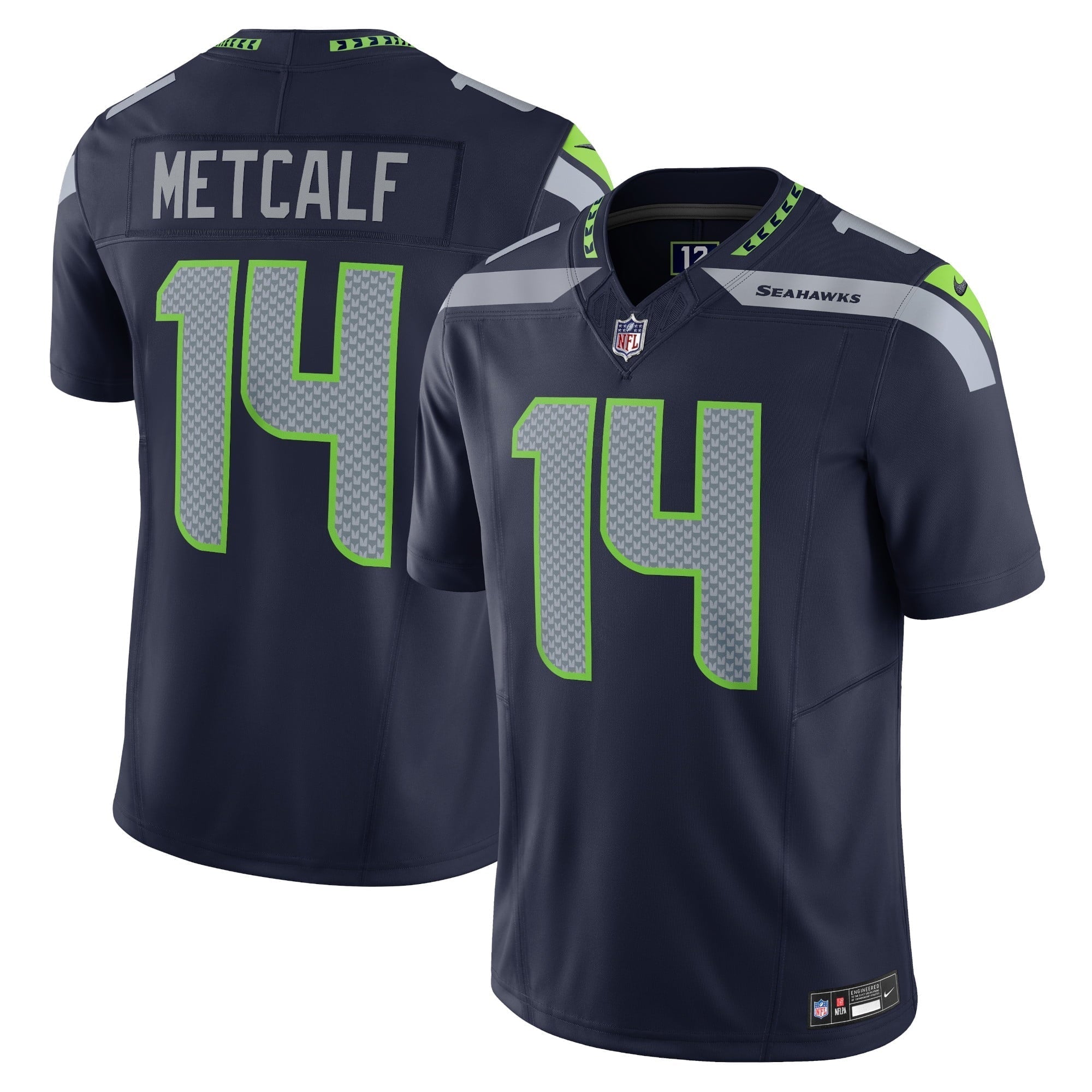 Men s Nike DK Metcalf College Navy Seattle Seahawks Vapor F.U.S.E. Limited Jersey