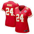 Women s Nike Skyy Moore Red Kansas City Chiefs Game Player Jersey