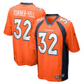 Delarrin Turner-Yell Denver Broncos Nike Game Player Jersey   Orange