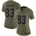 Darren Waller Las Vegas Raiders Nike Women s 2022 Salute To Service Limited Jersey   Olive