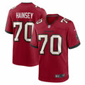 Men s Nike Robert Hainsey Red Tampa Bay Buccaneers Game Jersey