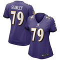 Women s Nike Ronnie Stanley Purple Baltimore Ravens Game Jersey