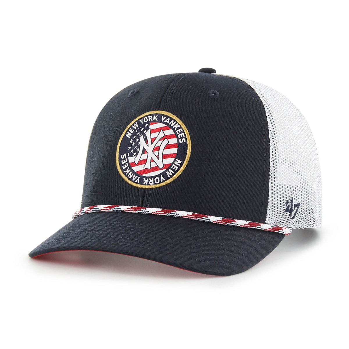 New York Yankees '47 Union Patch Trucker Adjustable Hat - Navy