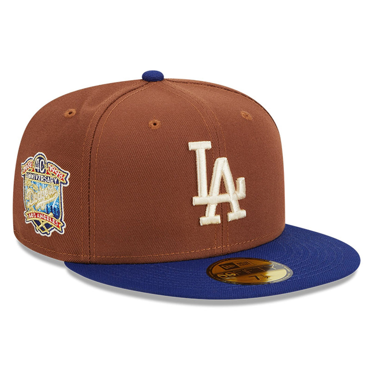 Los Angeles Dodgers New Era Harvest 40th Anniversary 59FIFTY Fitted Hat - Brown