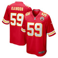 Men s Nike Joshua Kaindoh Red Kansas City Chiefs Game Jersey