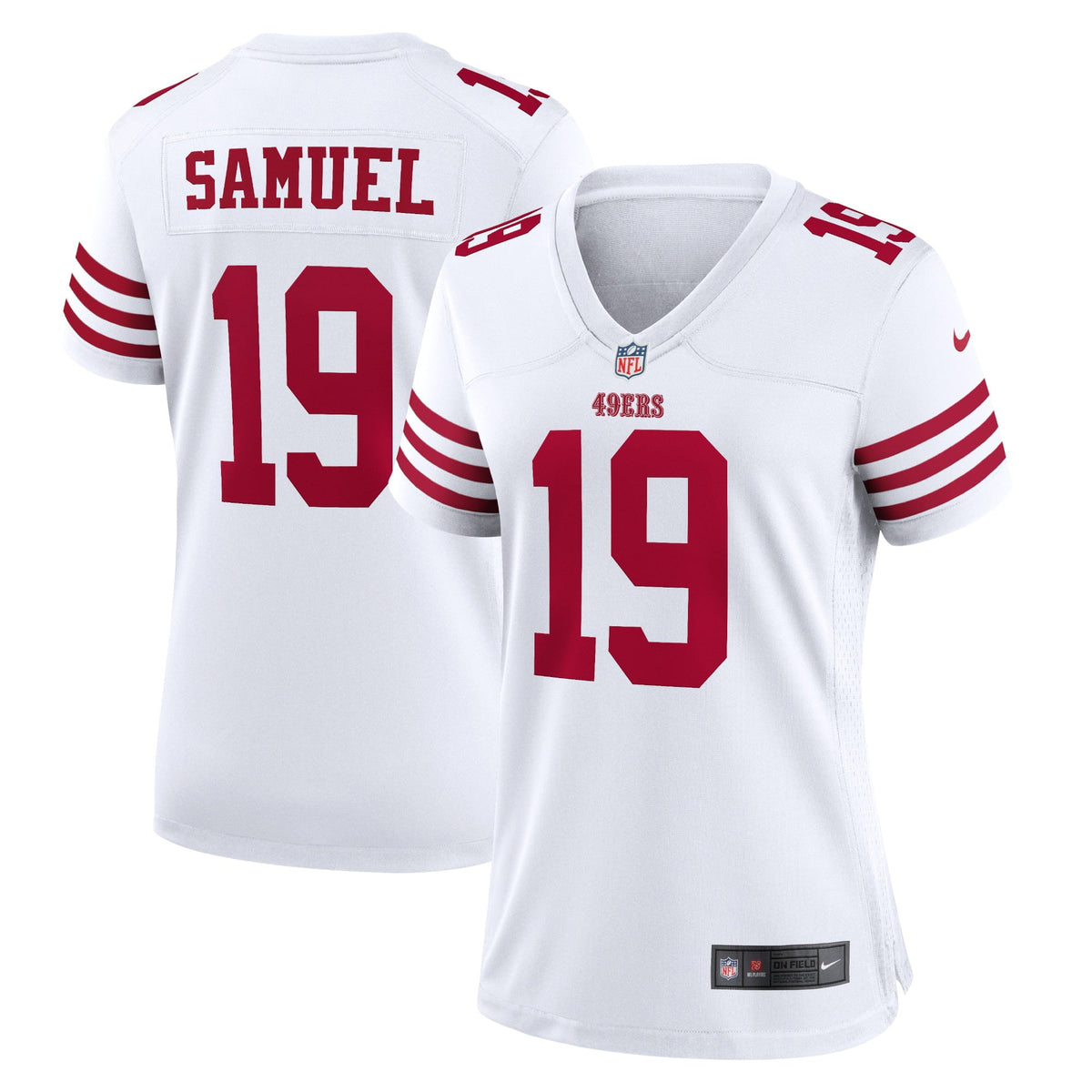 Women s Nike Deebo Samuel White San Francisco 49ers Player Game Jersey