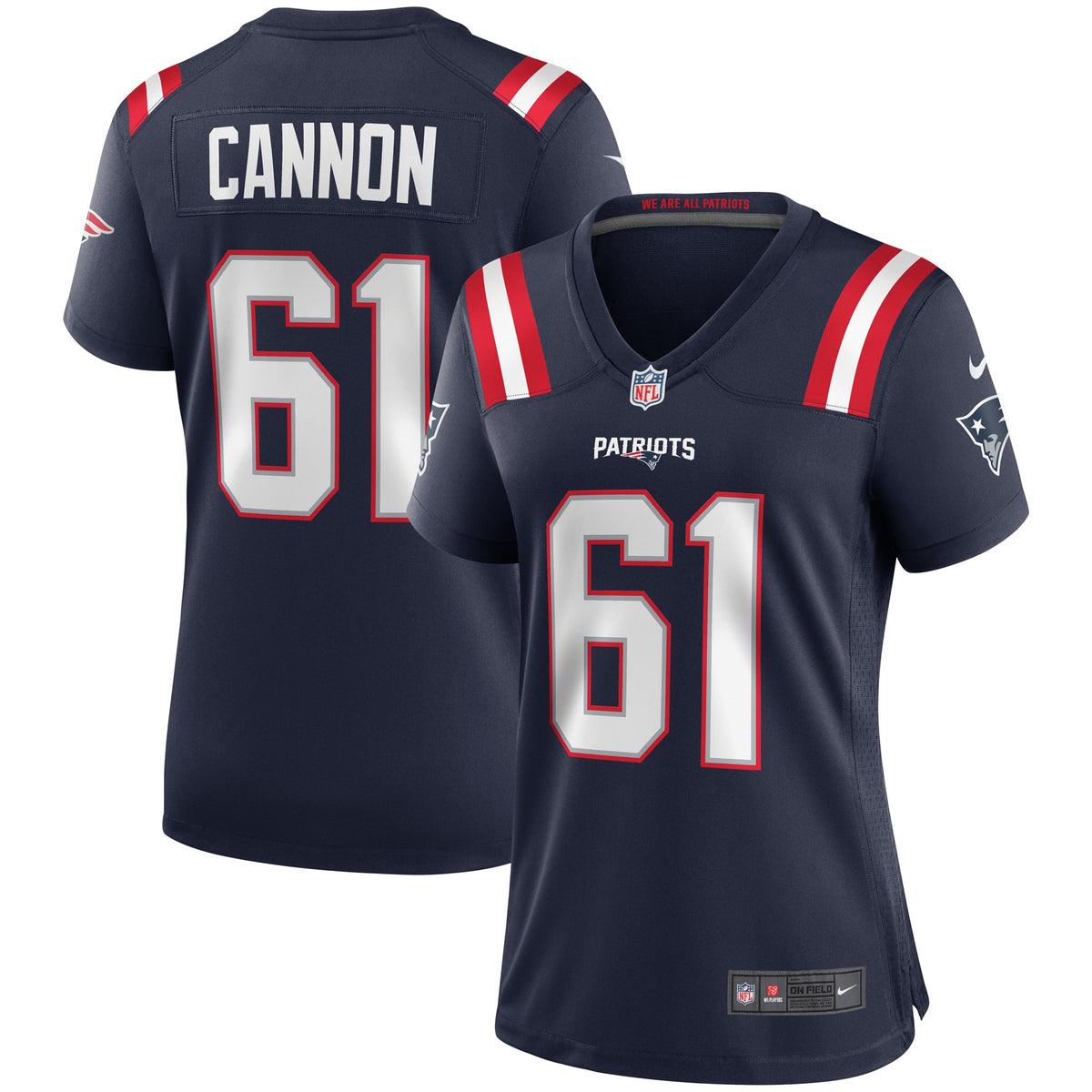 Marcus Cannon New England Patriots Nike Women s Game Jersey   Navy