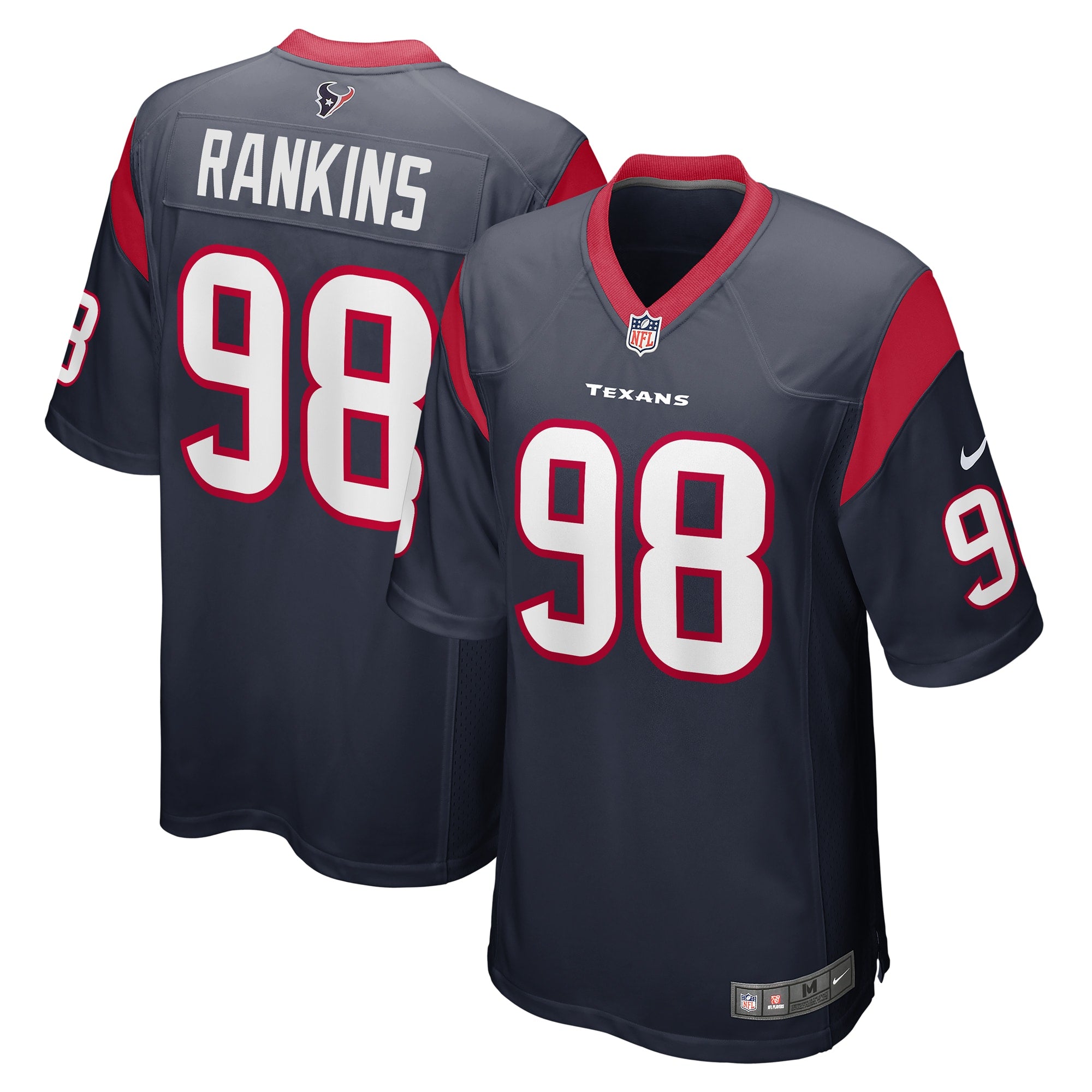 Sheldon Rankins Houston Texans Nike Game Player Jersey   Navy