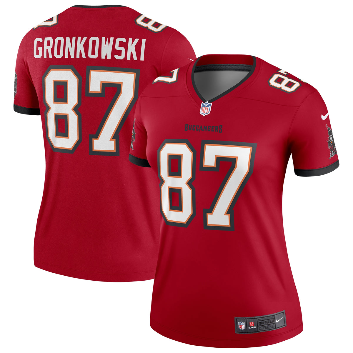 Rob Gronkowski Tampa Bay Buccaneers Nike Women s Legend Jersey   Red