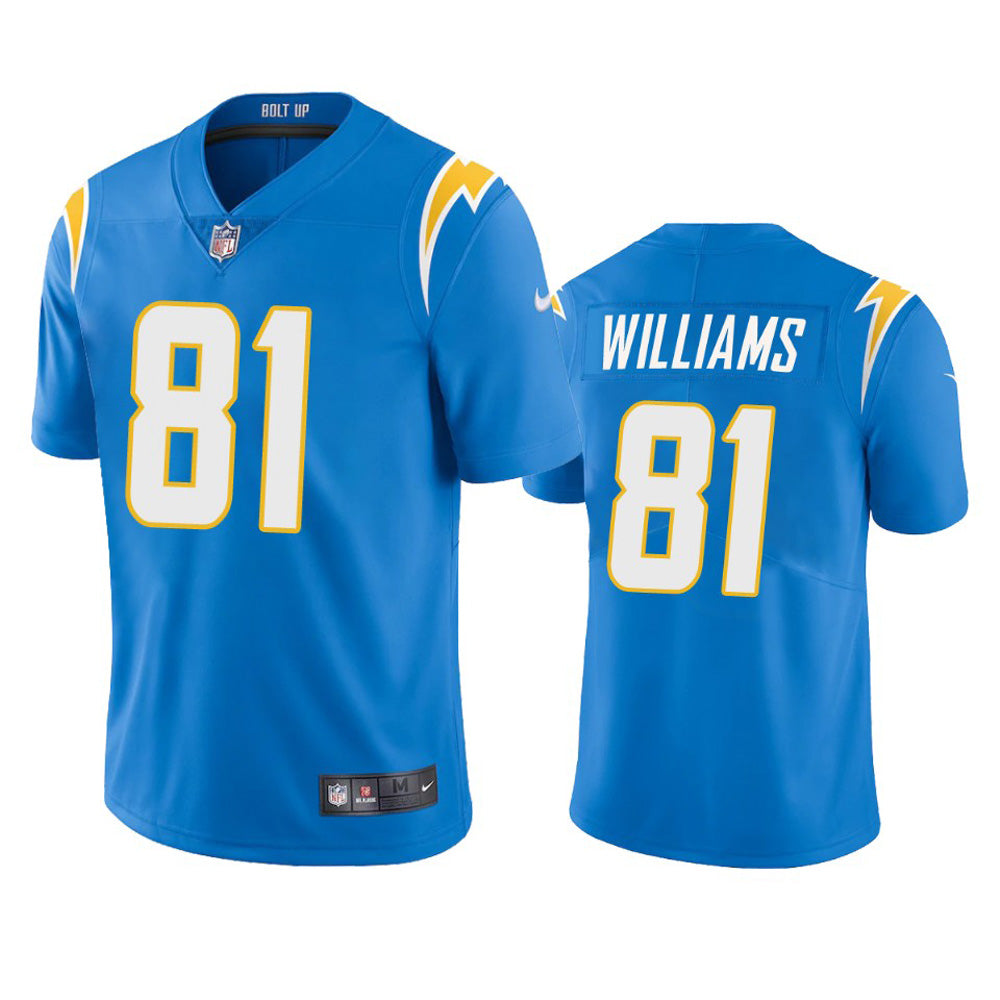 Youth Los Angeles Chargers Mike Williams Vapor Jersey   Powder Blue