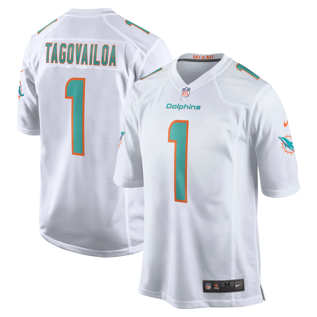 Tua Tagovailoa Miami Dolphins Nike Game Jersey   White