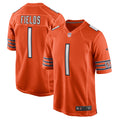 Justin Fields Chicago Bears Nike Player Game Jersey   Orange