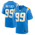 Scott Matlock Los Angeles Chargers Nike Team Game Jersey   Powder Blue
