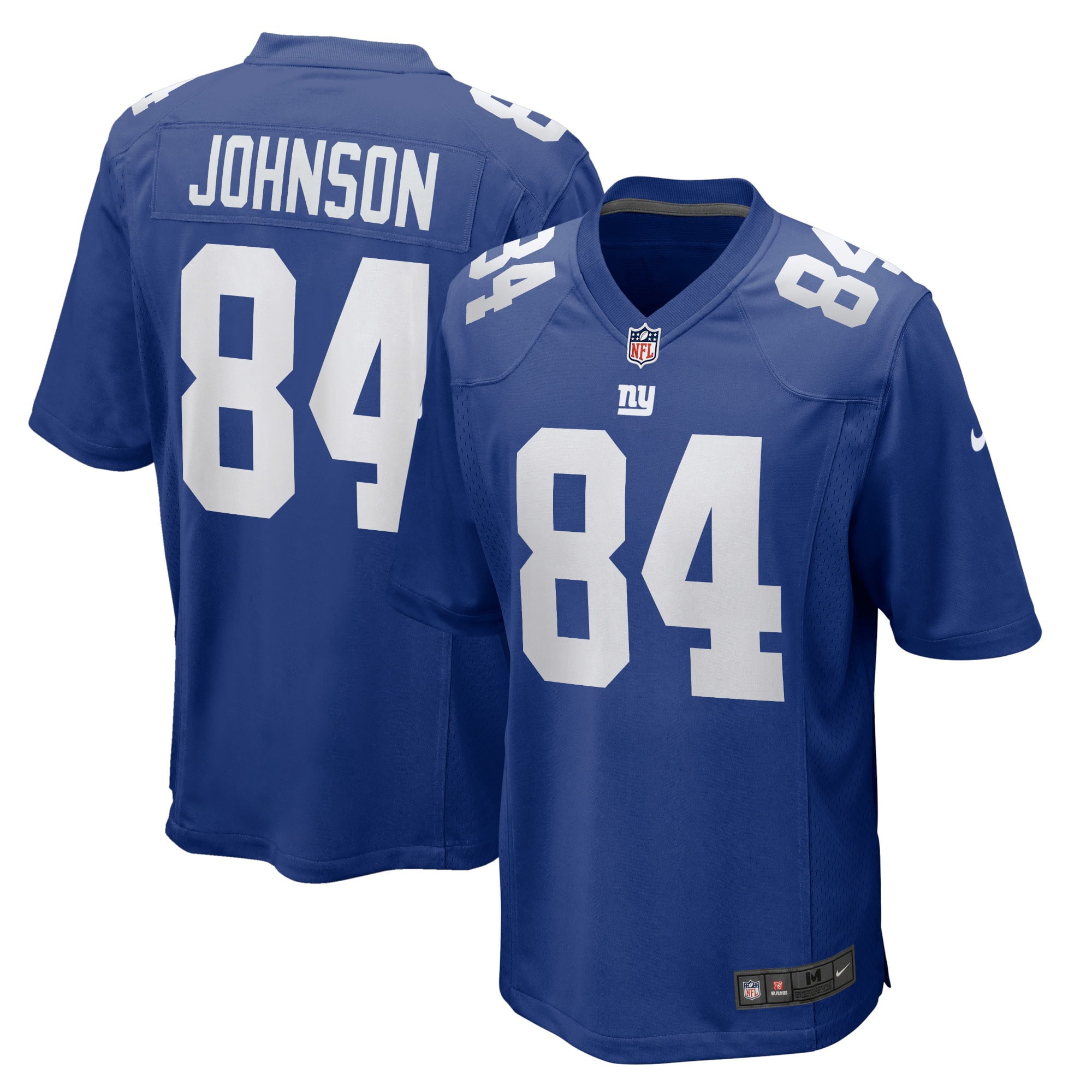 Men s Nike Marcus Johnson Royal New York Giants Home Game Player Jersey
