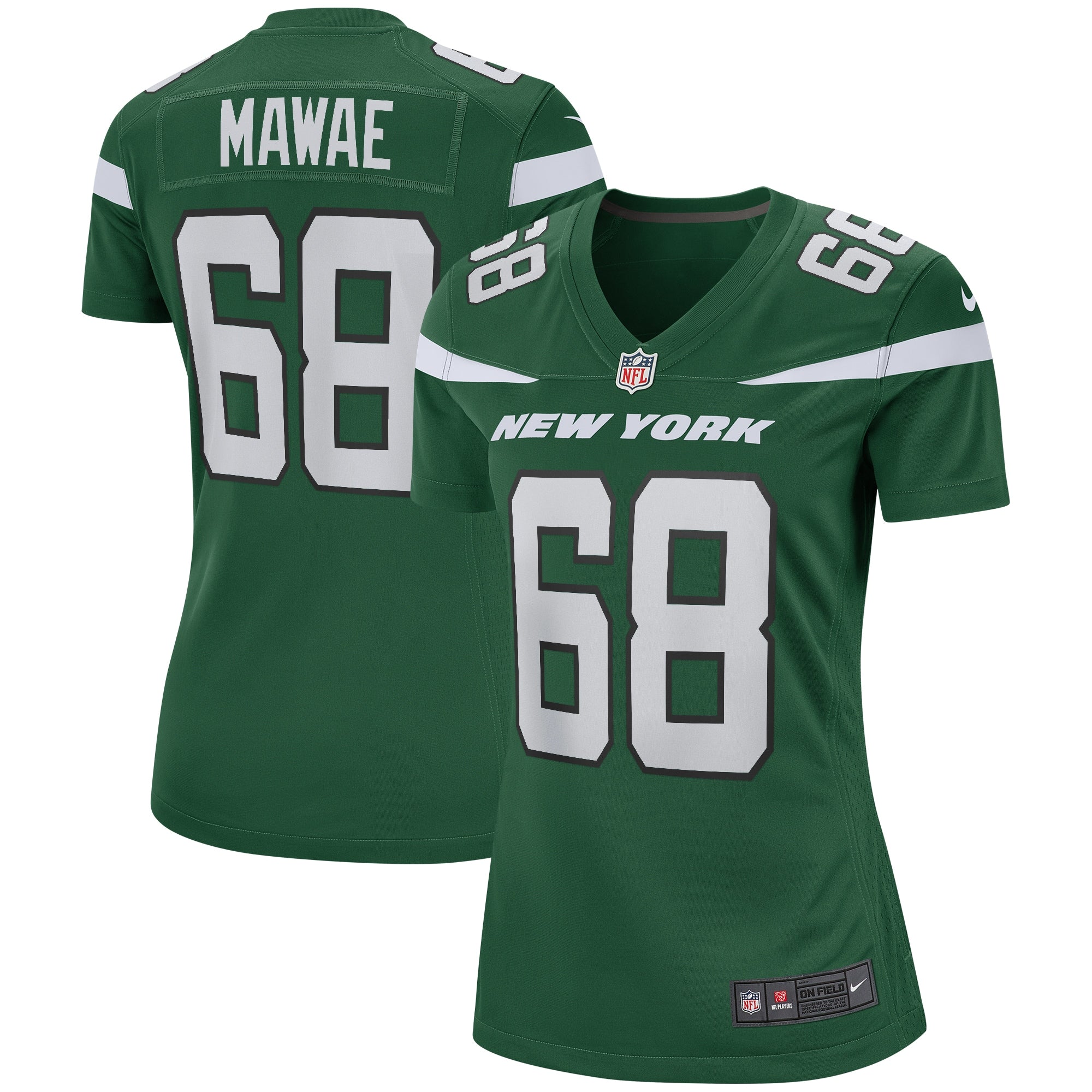 Kevin Mawae New York Jets Nike Women s Game Retired Player Jersey   Gotham Green
