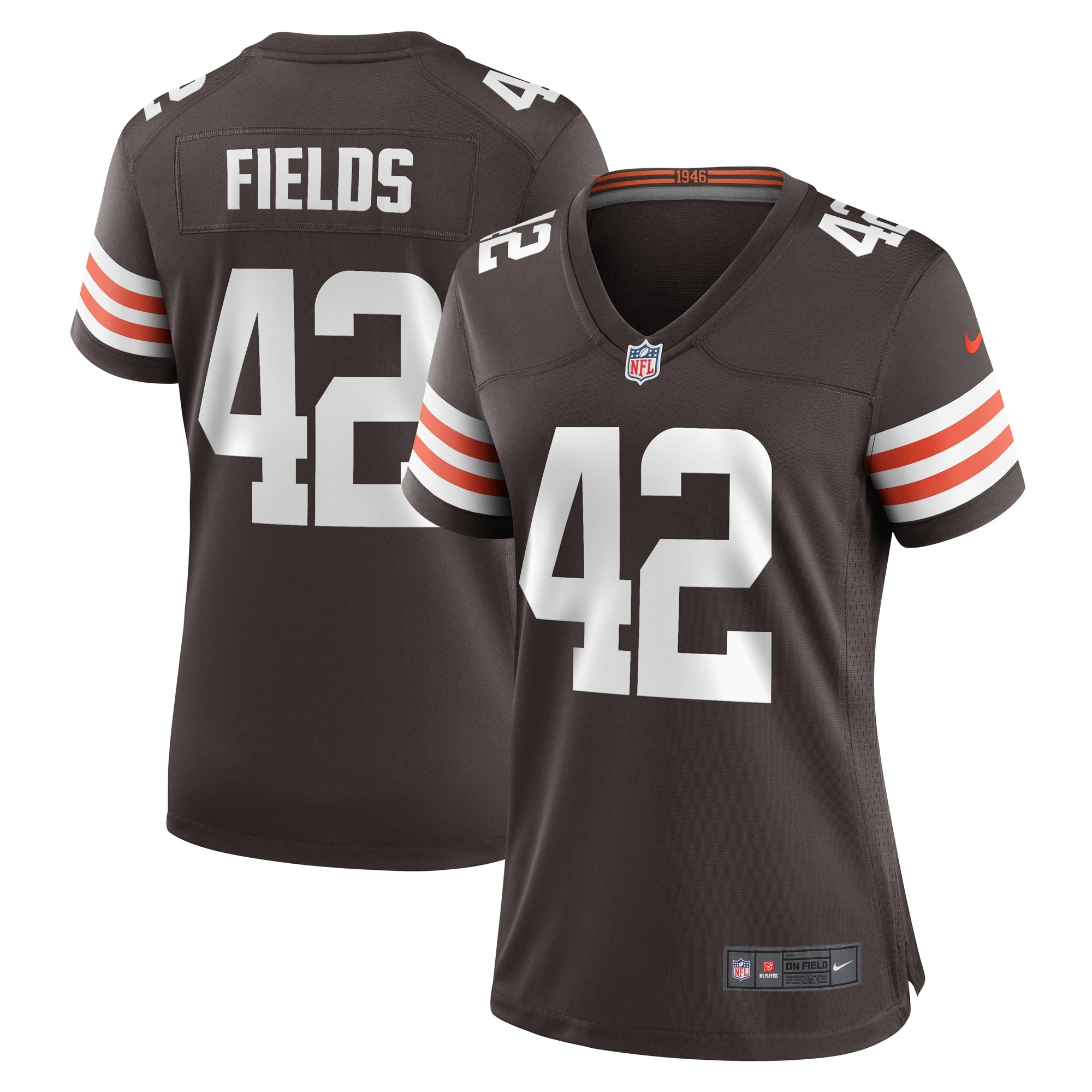 Tony Fields II Cleveland Browns Nike Women s Team Game Jersey    Brown