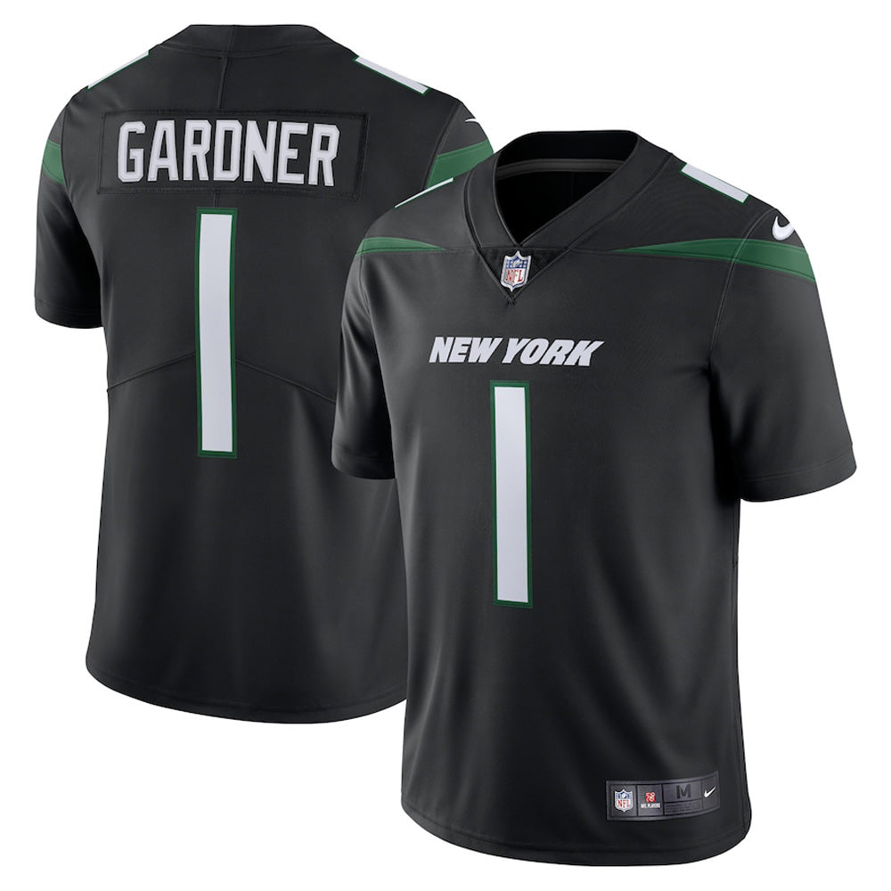 Youth New York Jets Sauce Gardner Vapor Jersey   Black