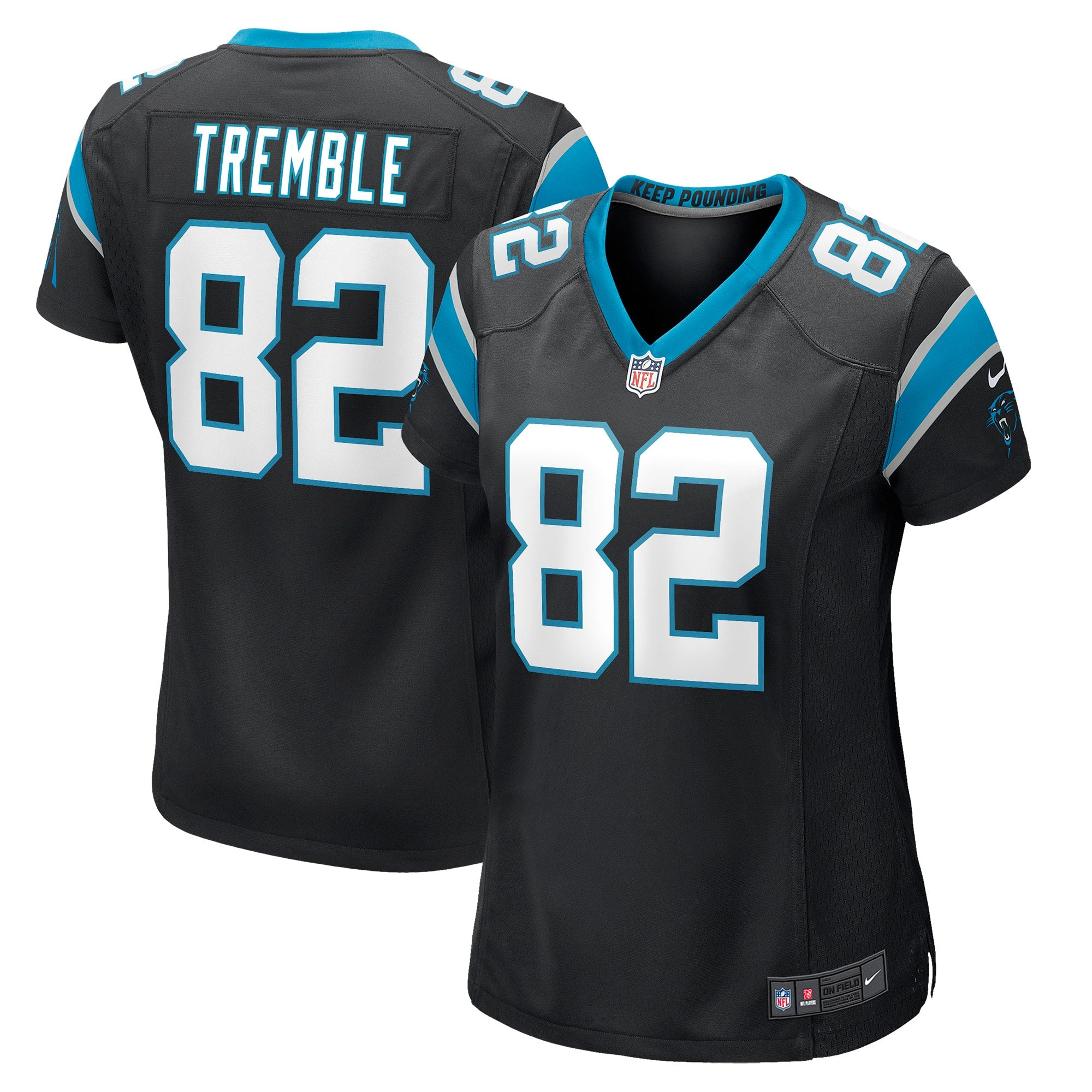 Tommy Tremble Carolina Panthers Nike Women s Game Jersey   Black
