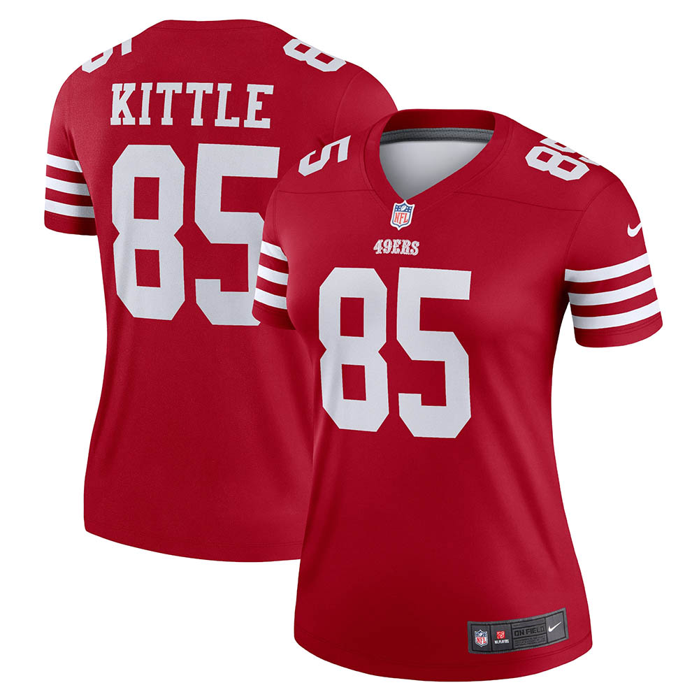 Women s San Francisco 49ers George Kittle Legend Jersey Scarlet