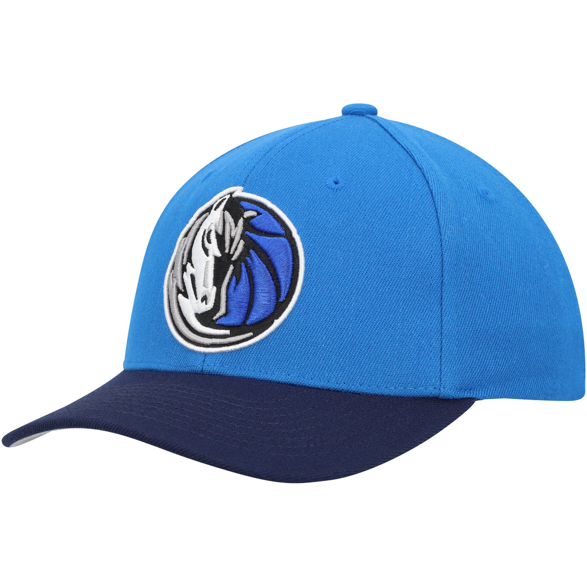 Dallas Mavericks Mitchell & Ness MVP Team Two-Tone 2.0 Stretch-Snapback Hat - Royal/Navy