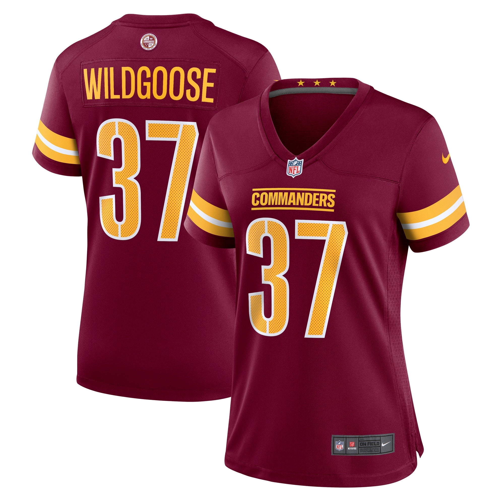 Rachad Wildgoose Washington Commanders Nike Women s Game Player Jersey   Burgundy