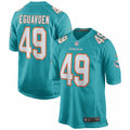 Men s Nike Sam Eguavoen Aqua Miami Dolphins Game Jersey