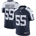 Men s Nike Leighton Vander Esch Navy Dallas Cowboys Alternate Vapor Limited Jersey