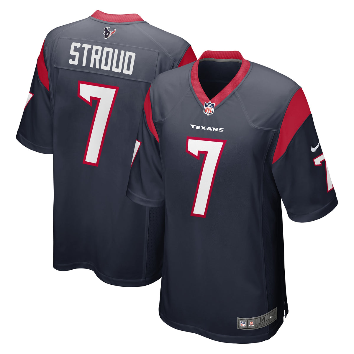C.J. Stroud Houston Texans Nike 2023 NFL Draft First Round Pick Game Jersey   Navy