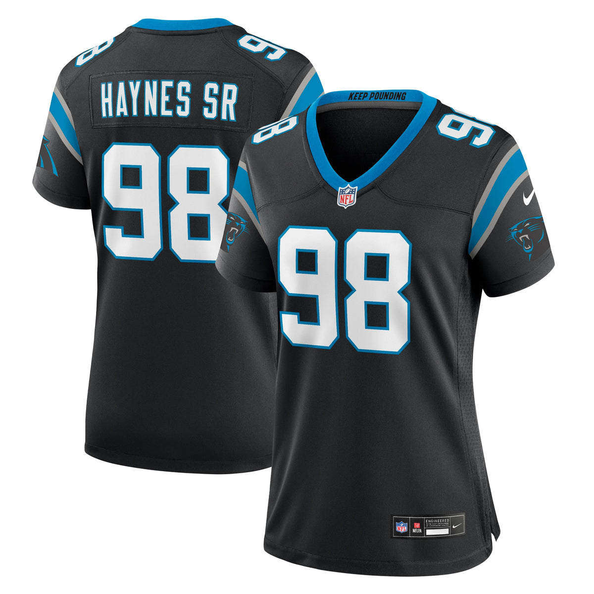 Marquis Haynes Sr. Carolina Panthers Nike Women s Team Game Jersey   Black