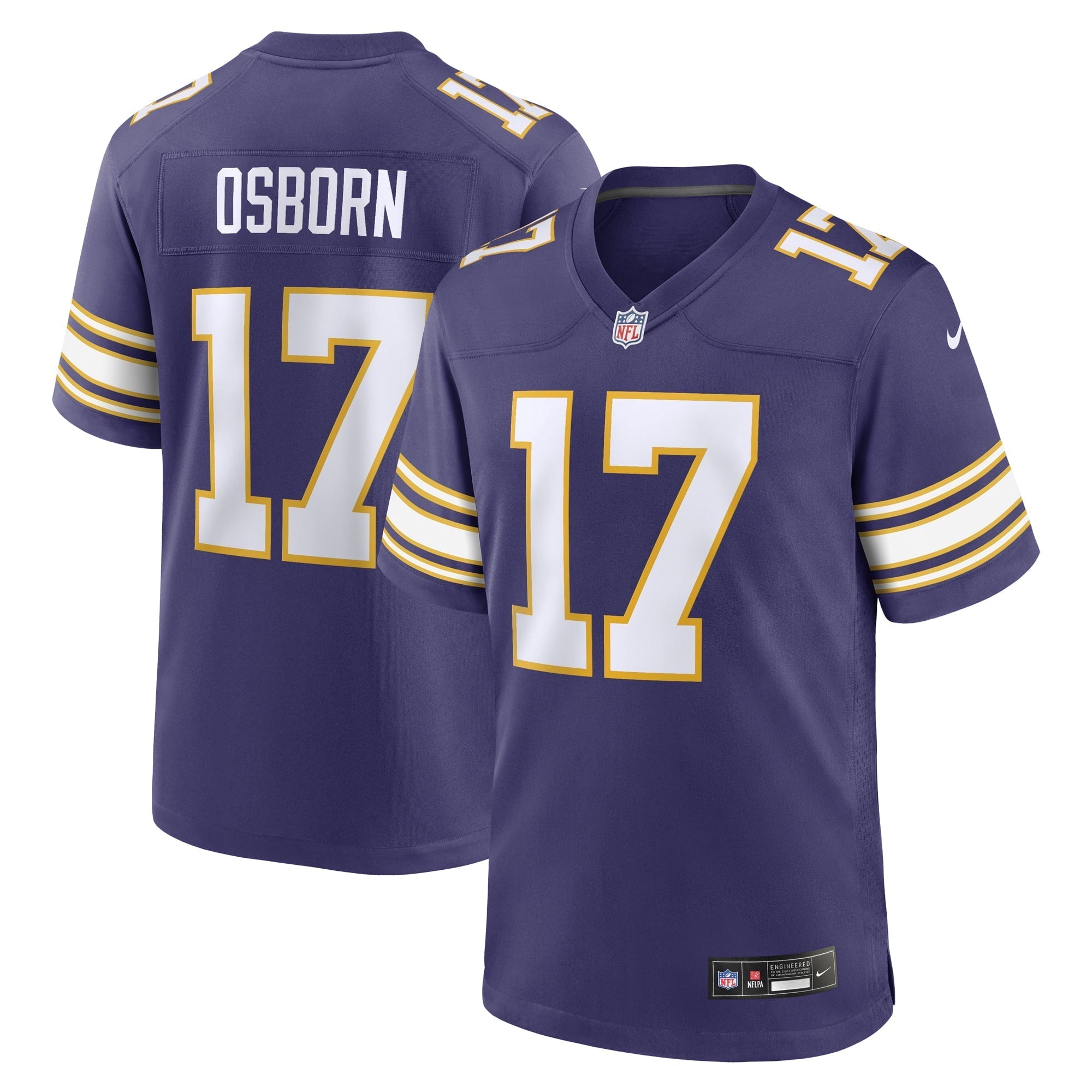 Men s Nike K.J. Osborn Purple Minnesota Vikings Classic Player Game Jersey
