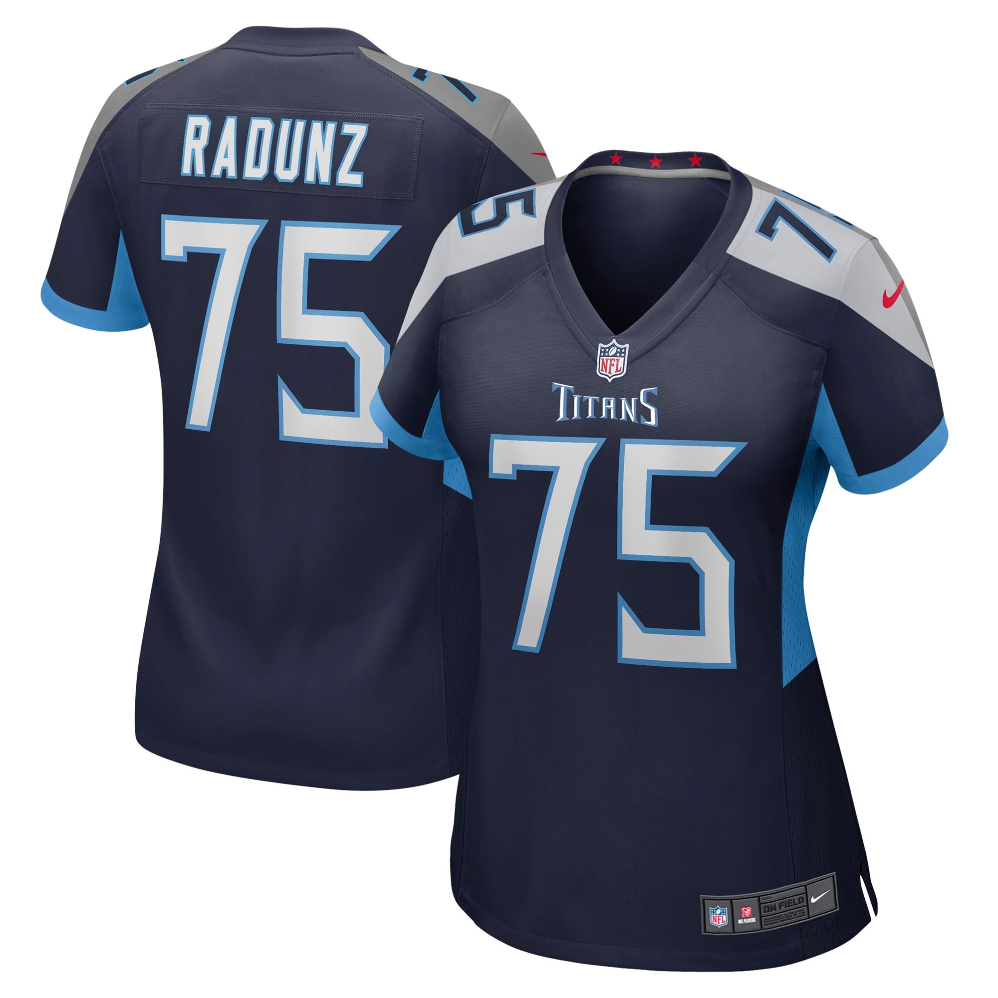 Dillon Radunz Tennessee Titans Nike Women s Game Jersey   Navy