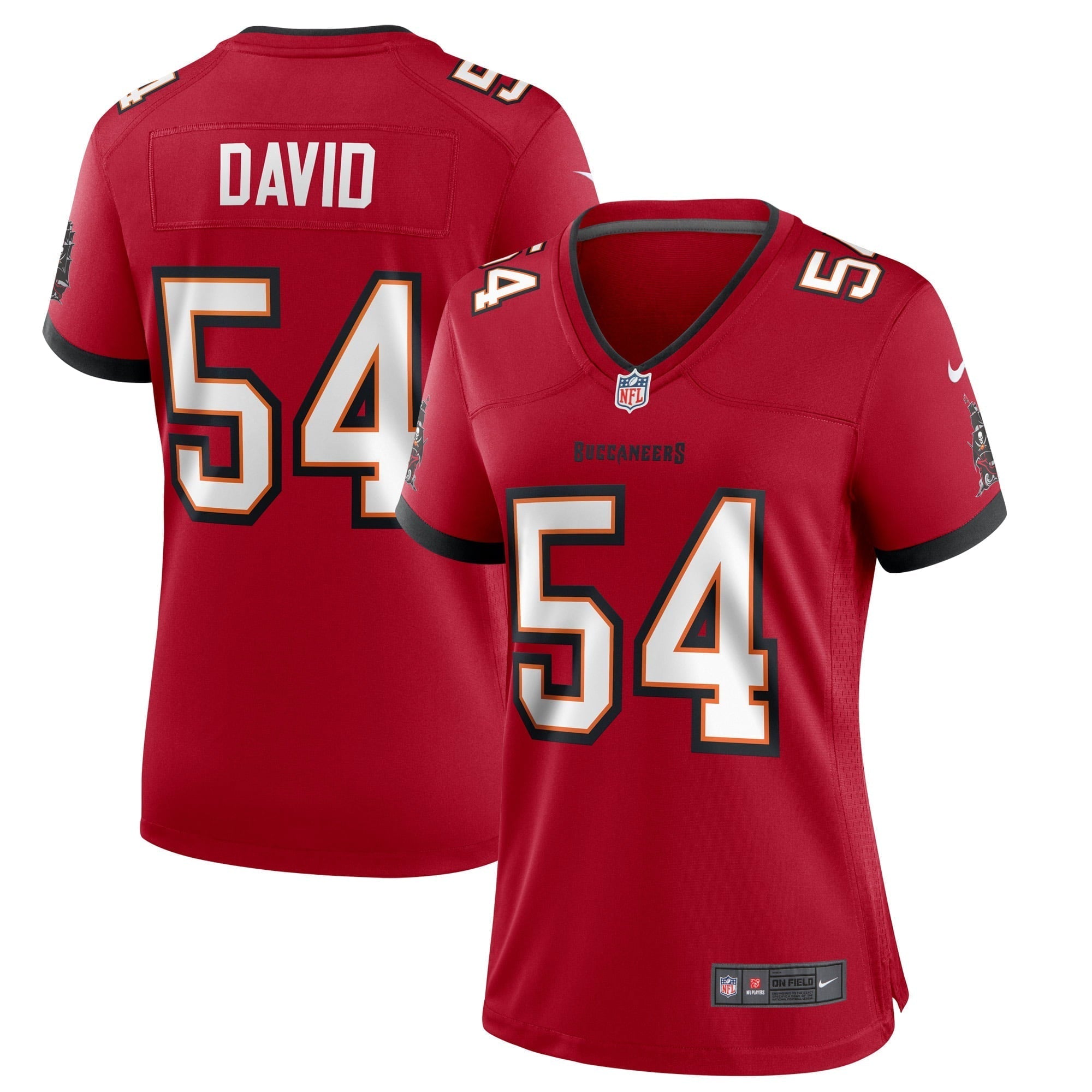 Women s Nike Lavonte David Red Tampa Bay Buccaneers Game Jersey