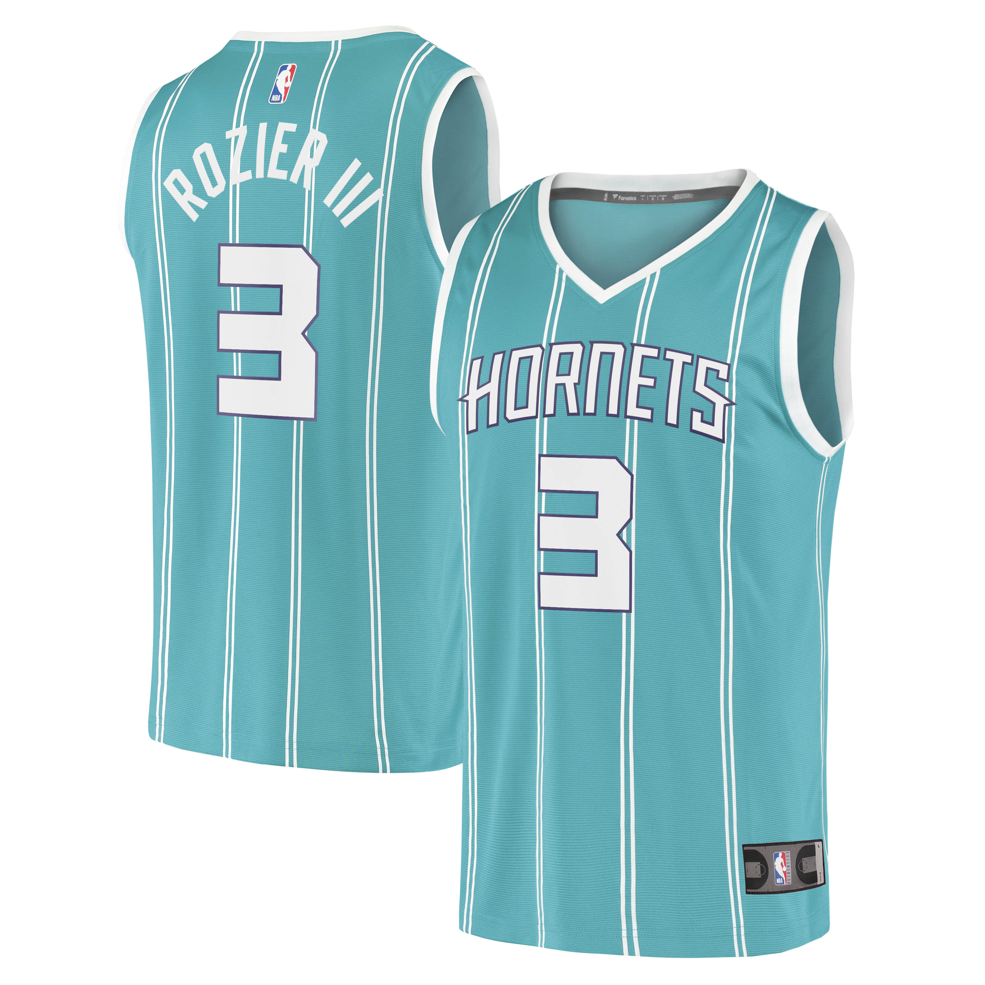 Terry Rozier III Charlotte Hornets Fanatics Branded 2020/21 Fast Break Replica Player Jersey - Icon Edition - Teal