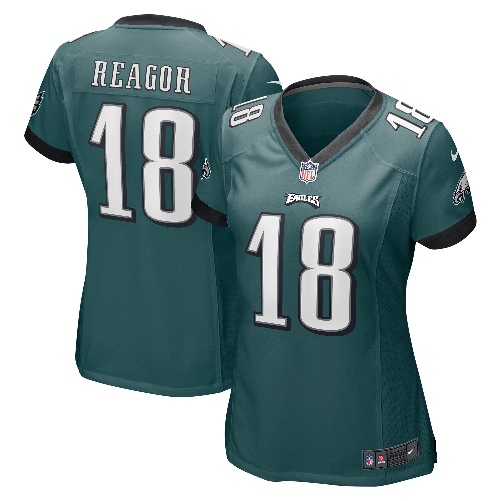 Jalen Reagor Philadelphia Eagles Nike Women s Game Jersey   Midnight Green