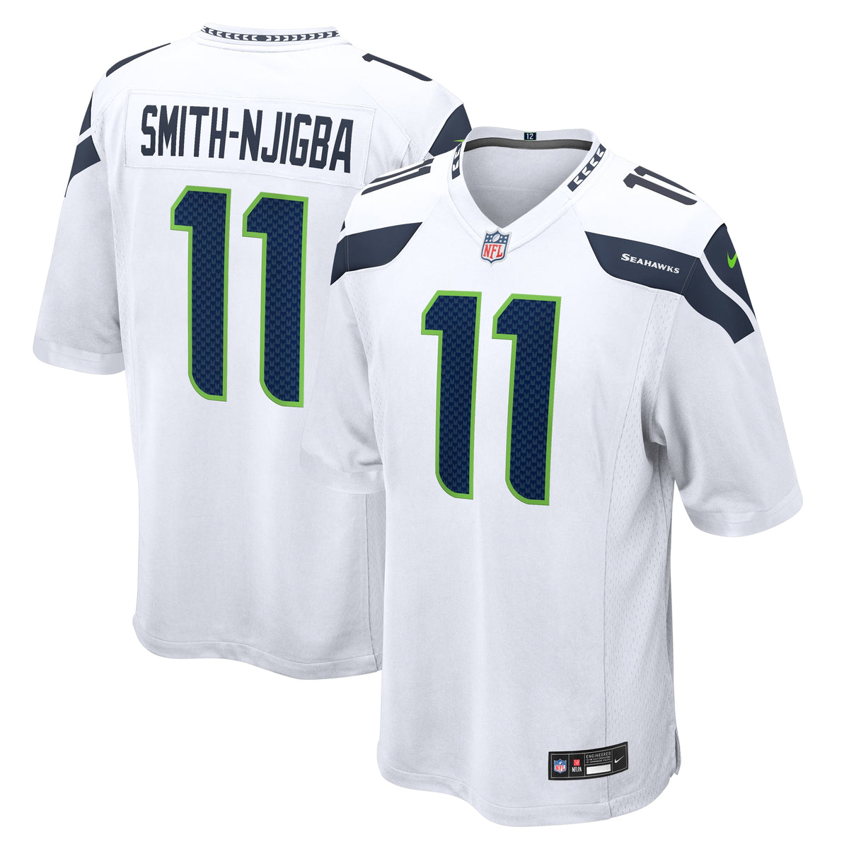 Jaxon Smith-Njigba Seattle Seahawks Nike Away Game Jersey White