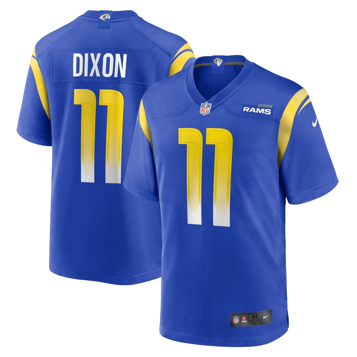 Men s Nike Riley Dixon Royal Los Angeles Rams Game Player Jersey