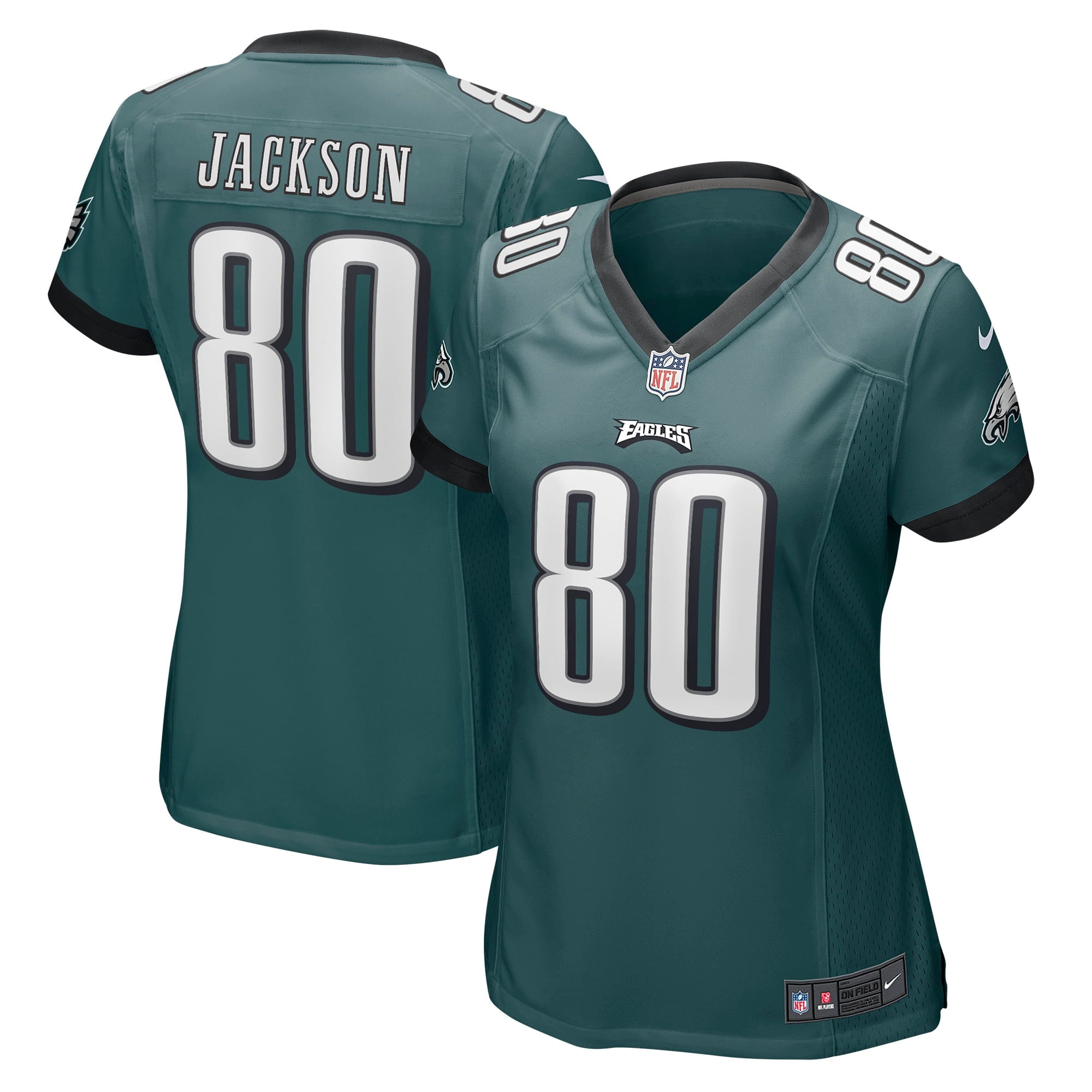 Women s Nike Tyree Jackson Midnight Green Philadelphia Eagles Game Jersey